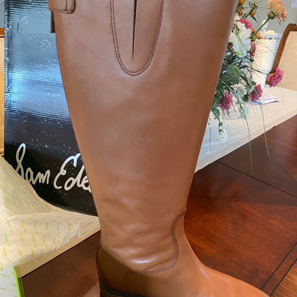 Sam Edelman Women's Tan Leather Boots